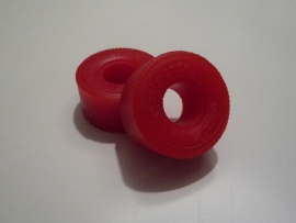 Medium compound reprobanden (achter) met opdruk "Continental" (3710) Kleur: Rood