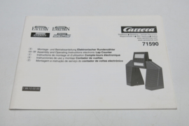 Carrera Universal gebruiksaanwijzing 71590 (rondenteller)
