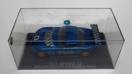 Scalextric, TVR Speed 12 blauw (scheurtjes ovp)