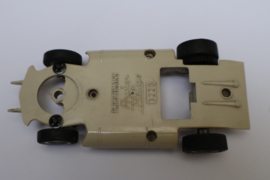Porsche Carrera 6 bodem met voor- en achteras