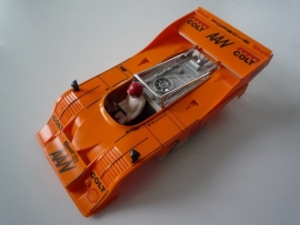 Porsche Can-Am bodem + kap oranje (compleet)