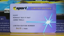 Scalextric Sport, Renault R23 F1 "Jarno Trulli" #7 (Limited Edition)
