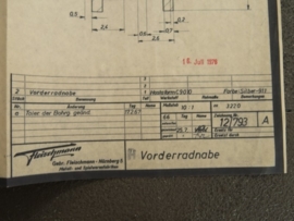 3220 Porsche Carrera 6 velg voor (1) (origineel)