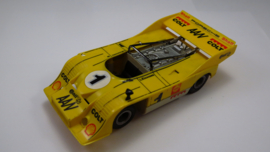 Porsche Can-am geel nr. 1 (spiegel zwart)