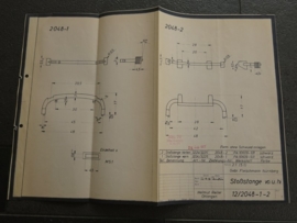 3224 - 3227 Porsche 911 voor- achterbumper (origineel 26-08-1977)