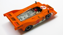 3203 Porsche Can-Am oranje nr: 2 (spiegels zwart, gestempeld)