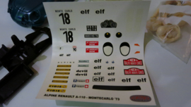Cursa Models, Renault Alpine A-110 "MonteCarlo 1974" (bouwpakket)