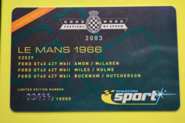 Scalextric Sport, Ford GT40 Good Wood Festival of Speed "LeMans 1966" (Limited Edition)