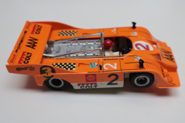 3203 Porsche Can-Am oranje nr: 2 (spiegels zwart, gestempeld