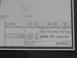 3240 / 3241 BMW M1 bodem