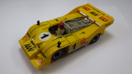 Porsche Can-am geel nr. 1 (spiegels zwart)