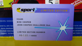 Scalextric Sport, Mini Cooper "John Cooper Challenge #6" (Limited Edition)