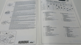 Aurora AFX gebruiksaanwijzing
