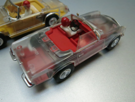 Mercedes 250/280 SL transparant / rood (extreem zeldzaam)