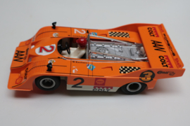 3203 Porsche Can-Am oranje nr: 2 (spiegels zwart, gestempeld