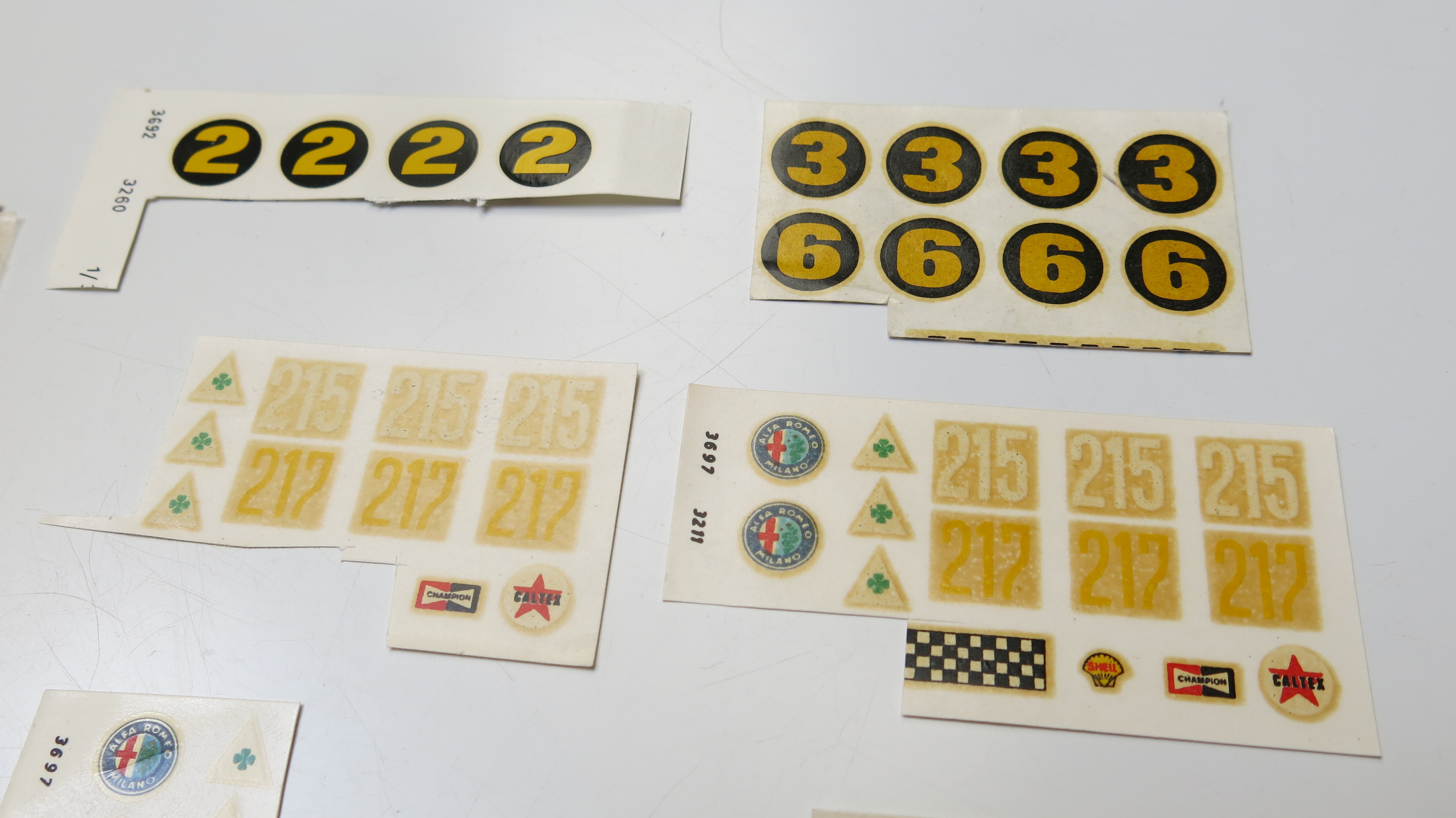 Alfa Romeo / Mercedes decals (restant)