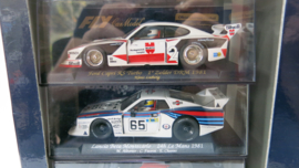 Fly GB track / Carmodel, set met 4 slotcars in verzameldoos