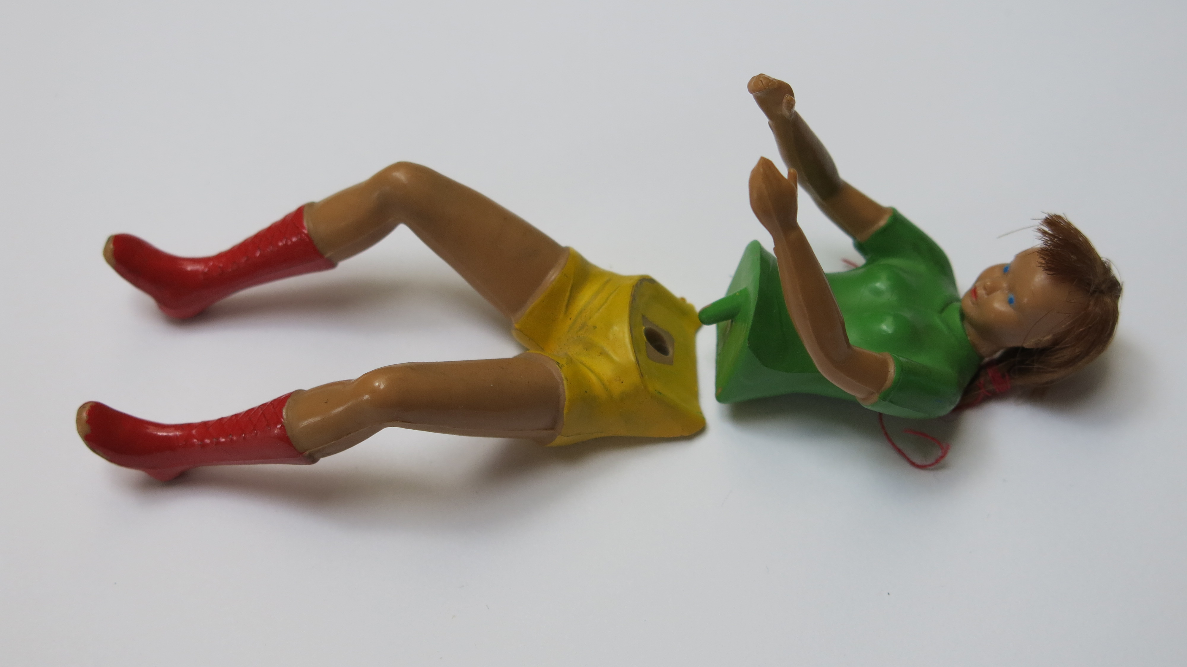 Go-Cart racefiguur vrouw met rood haar