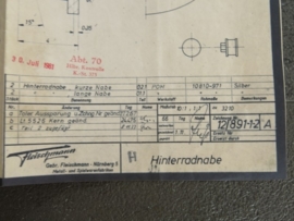 3209 / 3210 Ford Lotus velg achter (origineel 30-07-1981)