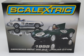 Scalextric, Mercedes Benz / Jaguar D-Type "1955" (Limited Edition)