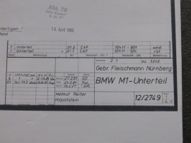 3240 / 3241 BMW M1 bodem