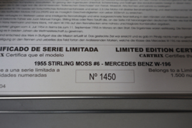 Cartrix, Mercedes Benz W-196 1955 #6 (Limited Edition)