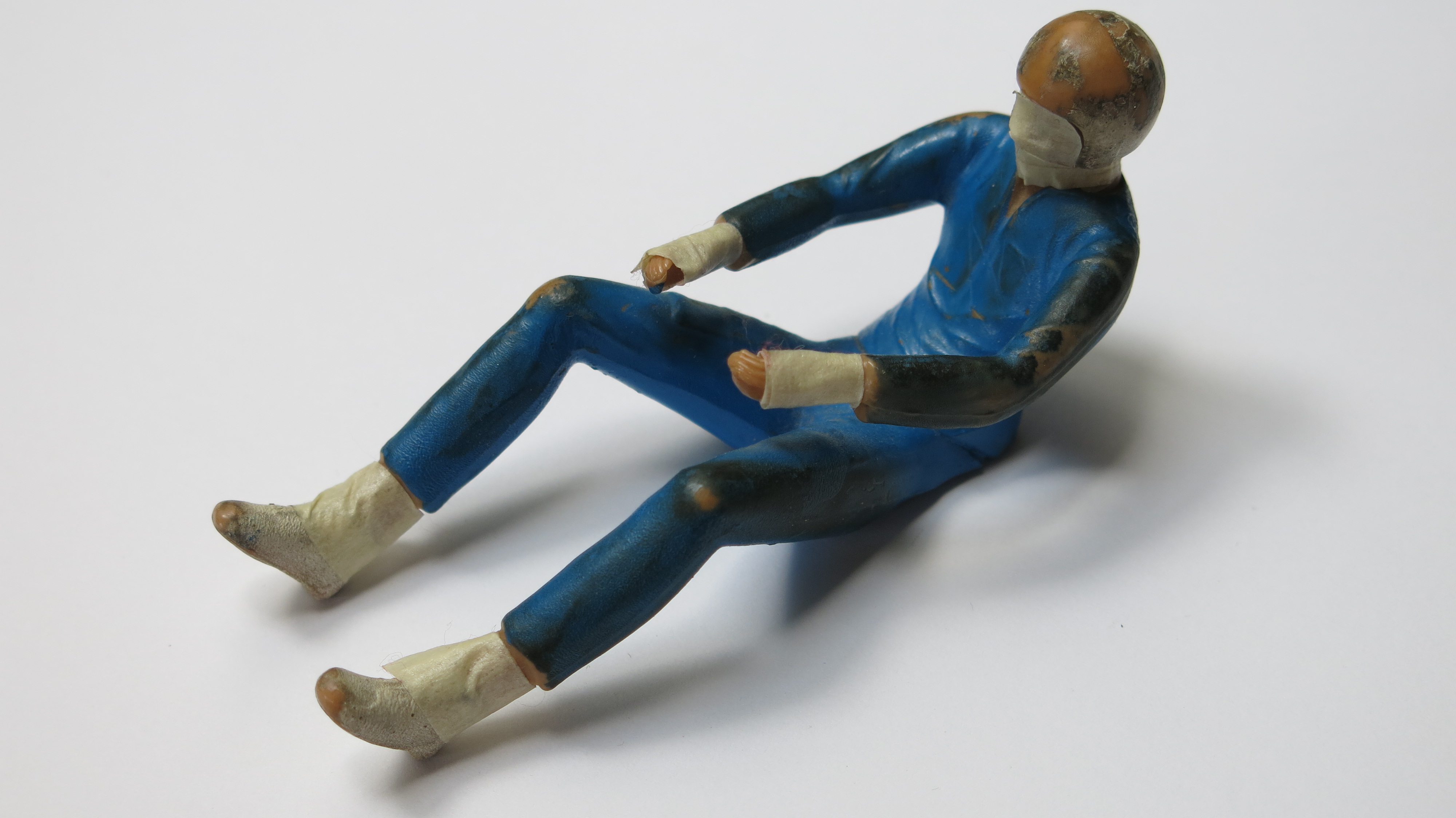 Go-Cart racefiguur man