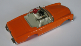 Mercedes 250SL kap oranje (nieuw met lakschade)