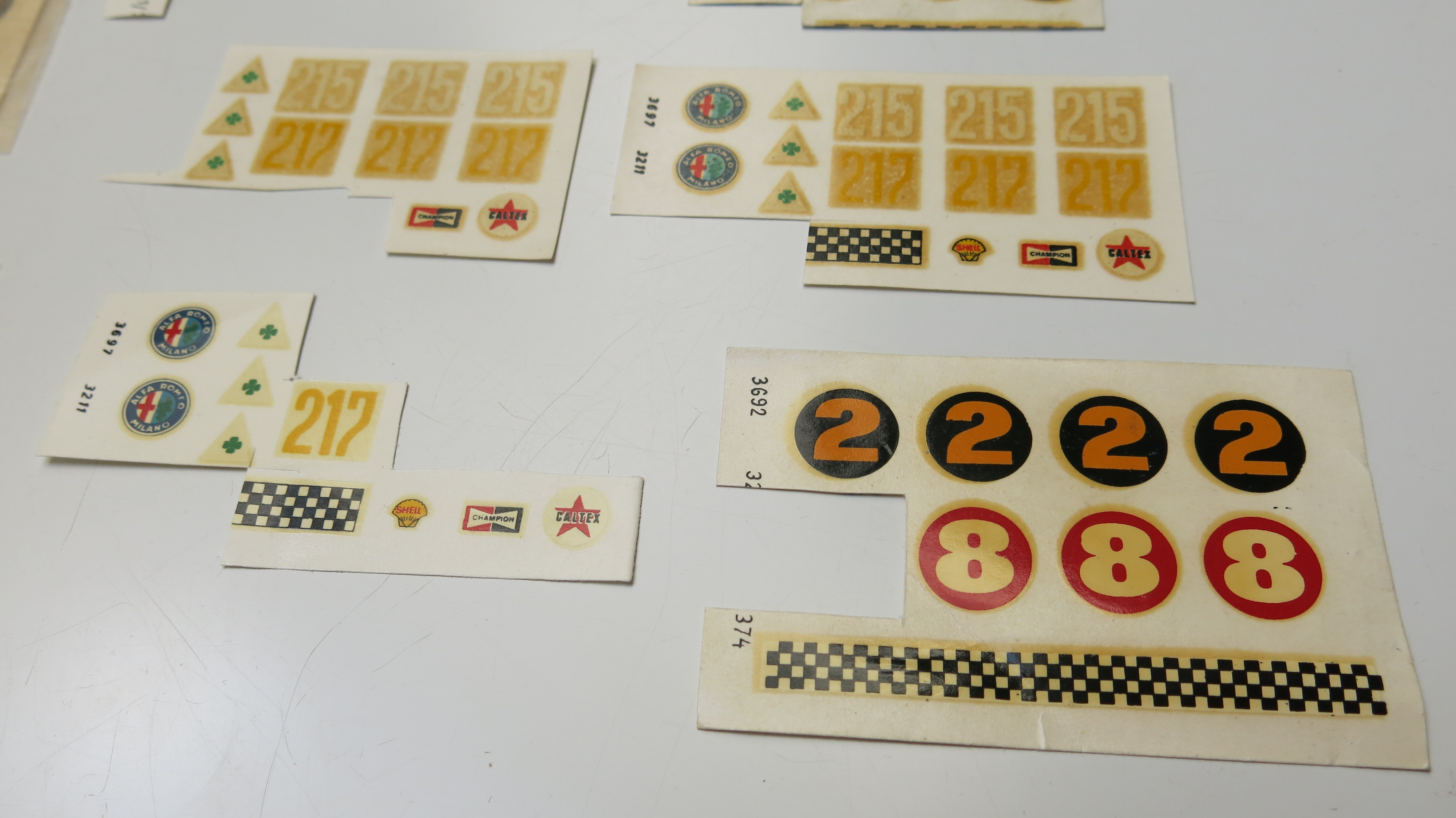 Alfa Romeo / Mercedes decals (restant)