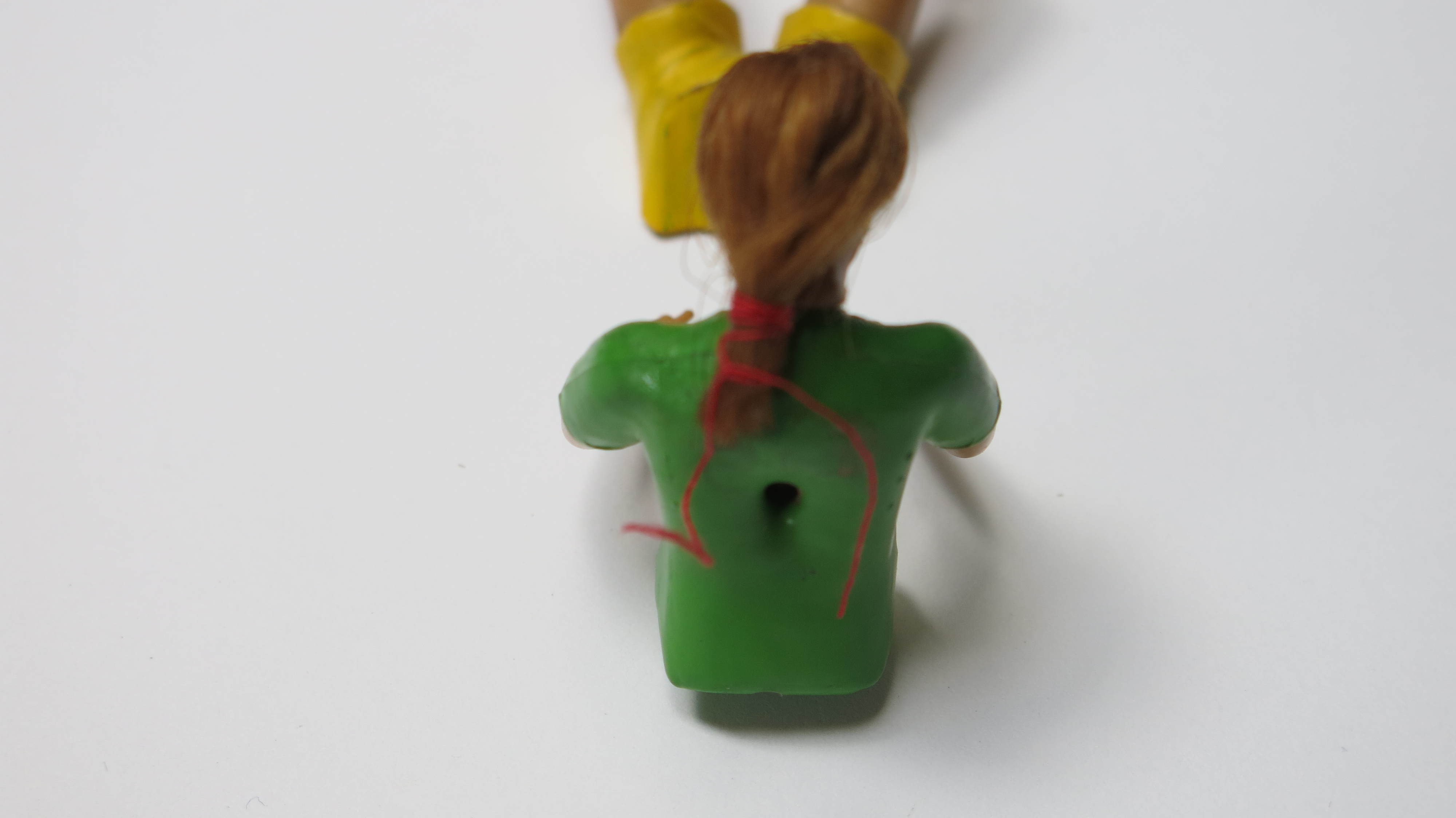 Go-Cart racefiguur vrouw met rood haar