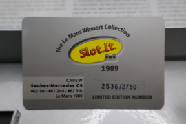 Slot.it, Sauber-Mercedes #61, #62, #63 "LeMans Winners Collection" (Limited Edition)