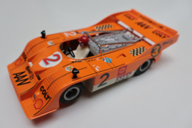 3203 Porsche Can-Am oranje nr: 2 (spiegels zwart, gestempeld
