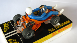 3271 Go-Cart man met witte helm (zeer goede staat)
