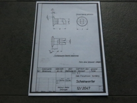 3224 - 3227 Porsche 911 koplamp