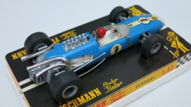 3201 Ferrari F1 blauw nr. 7 (16 spaaks gril, gestempeld)