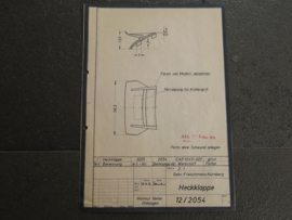 3225 Porsche 911 Turbo spoiler (origineel 02-11-1976)