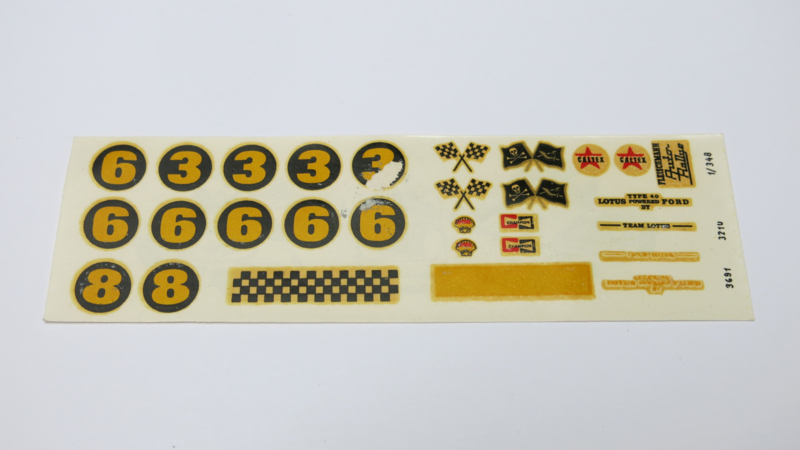 Ford Lotus decals (compleet)