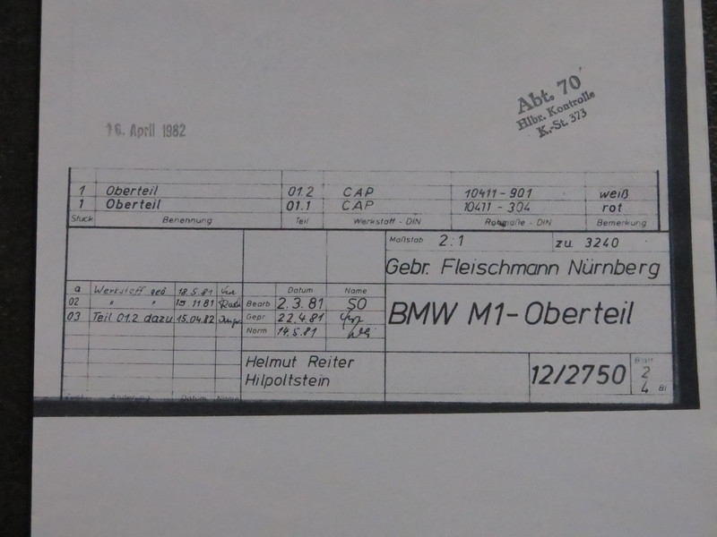 3240 / 3241 BMW M1 kap