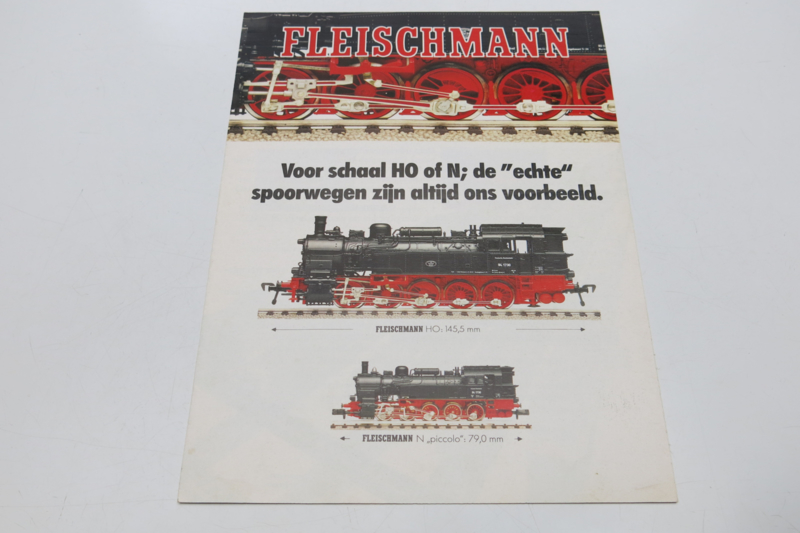Folder Fleischmann treinen (NL) |