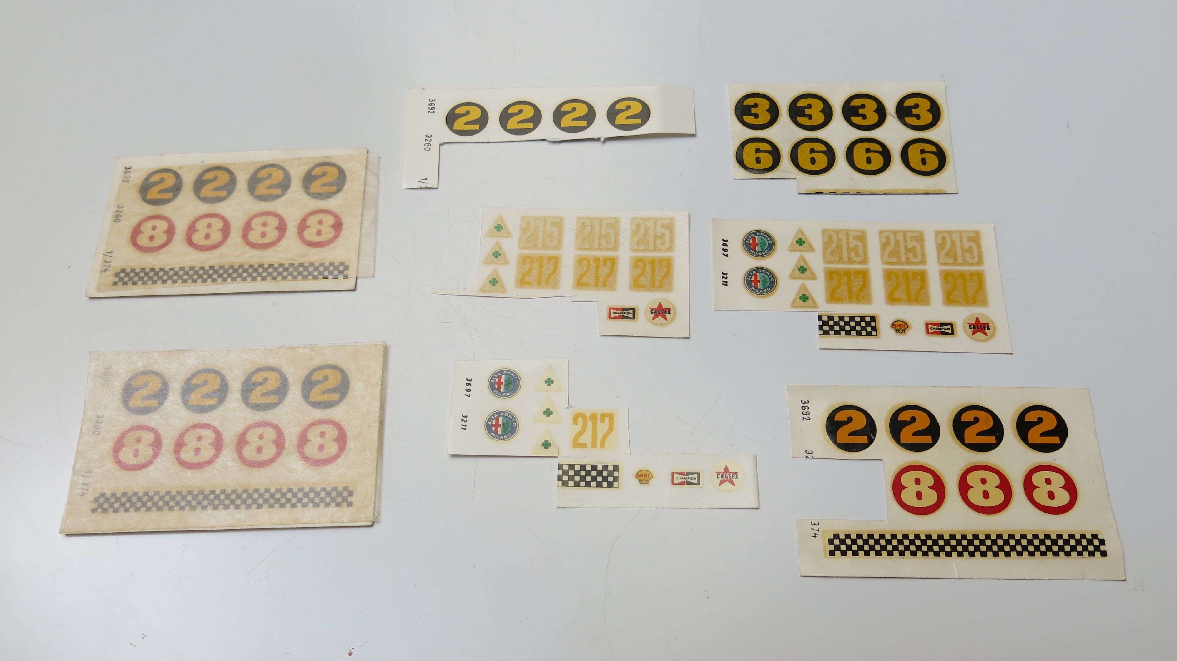 Alfa Romeo / Mercedes decals (restant)