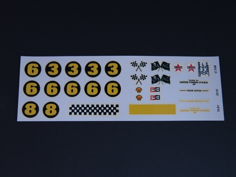Ford Lotus decals (complete set)