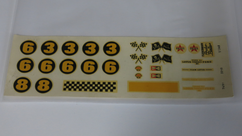 Ford Lotus decals (compleet)