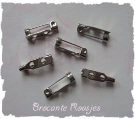 (BR-001) 6 Brochespeldjes - 19mm