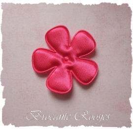 (BLE-063) Bloem - satijn - fuchsia - 47mm