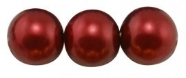 (Gp-016) Glasparel - diep rood - 12mm