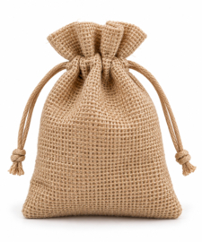 Jute zakje - 13x18cm
