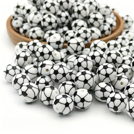 (HO-021) Voetbal kraal - 15mm