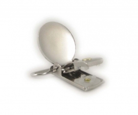 (SPe-004) Speenclip - metaal - rond - 2,5cm