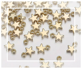 (B-006) Bedel - ster - goud - 11mm