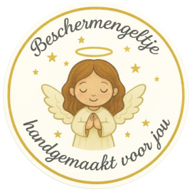Sticker - beschermengeltje - 4cm